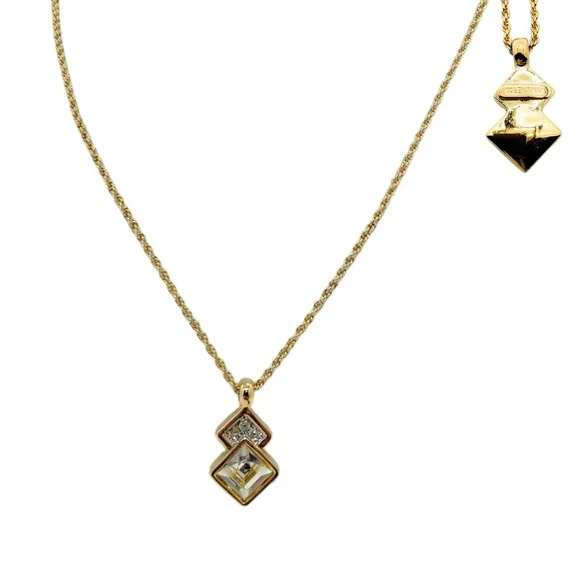 Valentino Garavani Necklace with Box - Gold with Stones - Picture 3 of 4